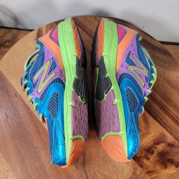 New Balance 580 Size 9 Limited V2 Rainbow Sneaker Running Shoe M580RR2 Athletic - Picture 9 of 17